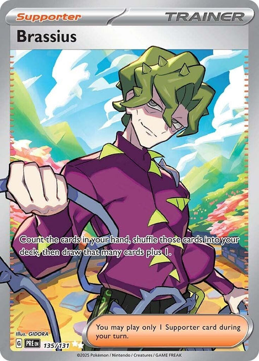 Image for Brassius (135/131) (Holofoil) [SV: Prismatic Evolutions] - Pokemon
