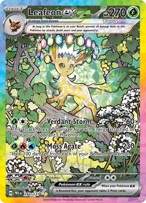 Image for Leafeon ex (144/131) (Holofoil) [SV: Prismatic Evolutions] - Pokemon