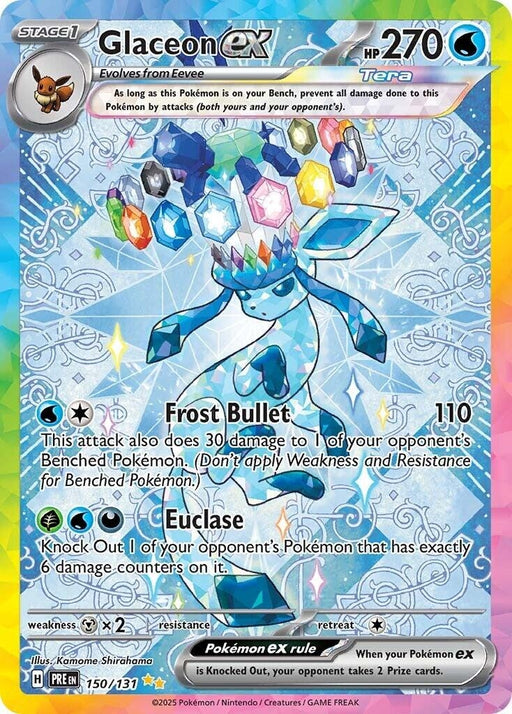 Image for Glaceon ex (150/131) (Holofoil) [SV: Prismatic Evolutions] - Pokemon