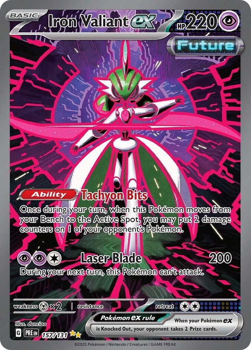 Image for Iron Valiant ex (157/131) (Holofoil) [SV: Prismatic Evolutions] - Pokemon