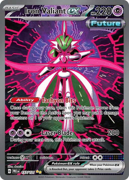 Image for Iron Valiant ex (157/131) (Holofoil) [SV: Prismatic Evolutions] - Pokemon