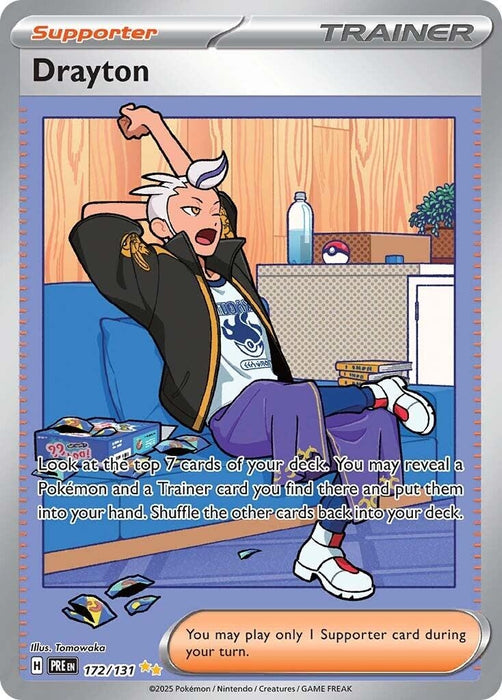 Image for Drayton (172/131) (Holofoil) [SV: Prismatic Evolutions] - Pokemon