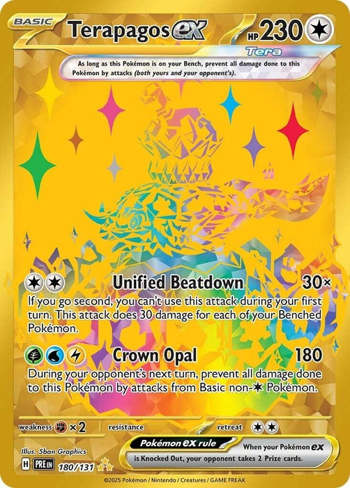 Image for Terapagos ex (180/131) (Holofoil) [SV: Prismatic Evolutions] - Pokemon