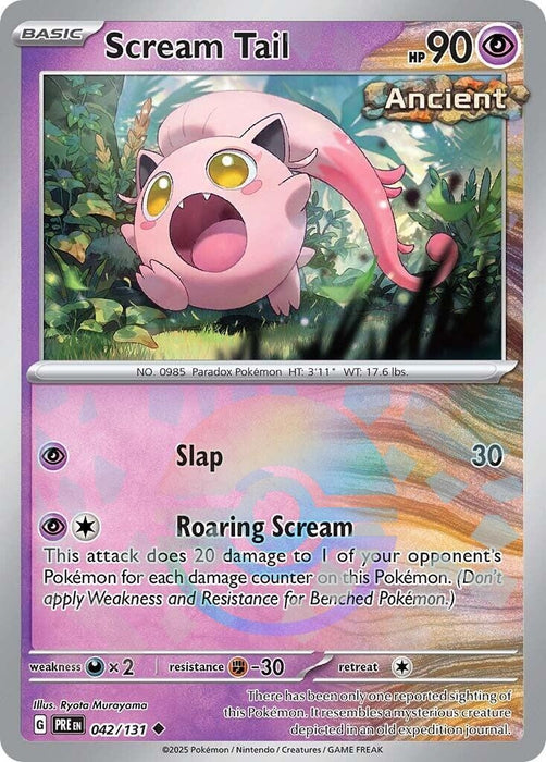 Image for Scream Tail (Poke Ball Pattern) (042/131) (Holofoil) [SV: Prismatic Evolutions] - Pokemon