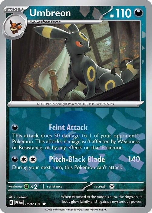 Image for Umbreon (Poke Ball Pattern) (059/131) (Holofoil) [SV: Prismatic Evolutions] - Pokemon