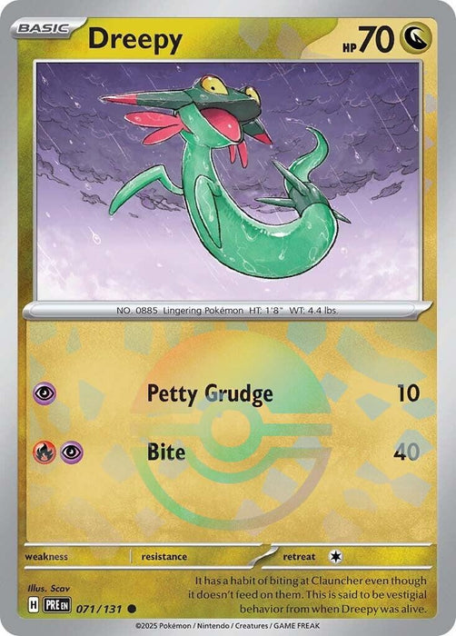 Image for Dreepy (Poke Ball Pattern) (071/131) (Holofoil) [SV: Prismatic Evolutions] - Pokemon