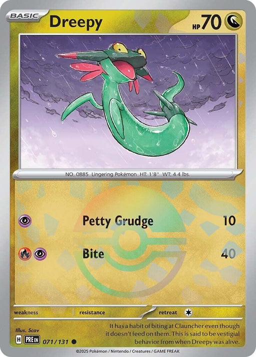 Image for Dreepy (Poke Ball Pattern) (071/131) (Holofoil) [SV: Prismatic Evolutions] - Pokemon