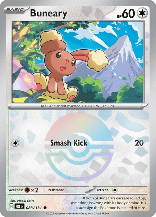 Image for Buneary (Poke Ball Pattern) (083/131) (Holofoil) [SV: Prismatic Evolutions] - Pokemon