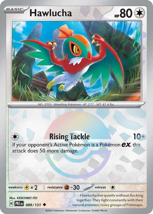 Image for Hawlucha (Poke Ball Pattern) (089/131) (Holofoil) [SV: Prismatic Evolutions] - Pokemon