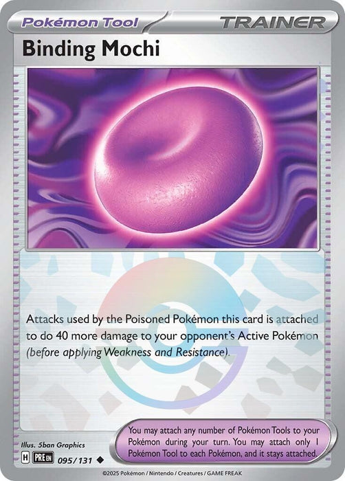Image for Binding Mochi (Poke Ball Pattern) (095/131) (Holofoil) [SV: Prismatic Evolutions] - Pokemon