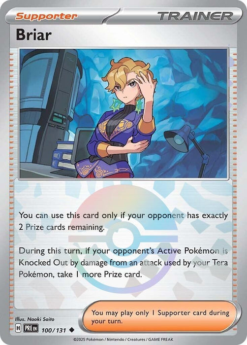 Image for Briar (Poke Ball Pattern) (100/131) (Holofoil) [SV: Prismatic Evolutions] - Pokemon