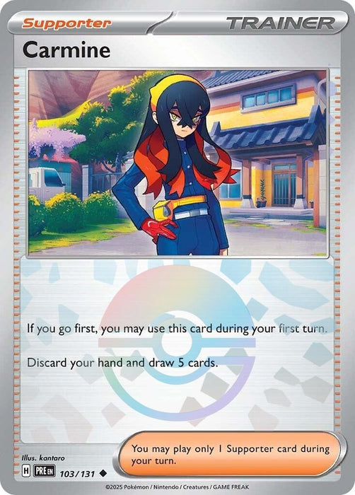 Image for Carmine (Poke Ball Pattern) (103/131) (Holofoil) [SV: Prismatic Evolutions] - Pokemon