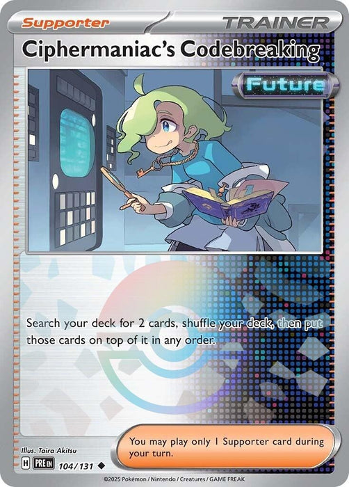 Image for Ciphermaniac's Codebreaking (Poke Ball Pattern) (104/131) (Holofoil) [SV: Prismatic Evolutions] - Pokemon