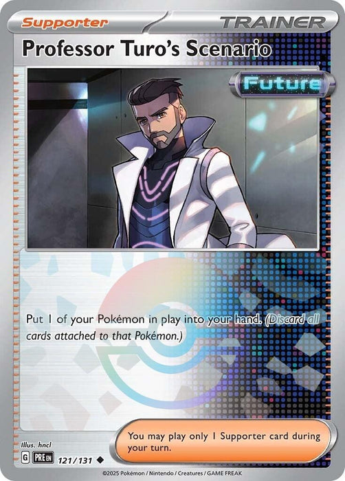 Image for Professor Turo's Scenario (Poke Ball Pattern) (121/131) (Holofoil) [SV: Prismatic Evolutions] - Pokemon