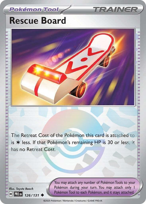 Image for Rescue Board (Poke Ball Pattern) (126/131) (Holofoil) [SV: Prismatic Evolutions] - Pokemon
