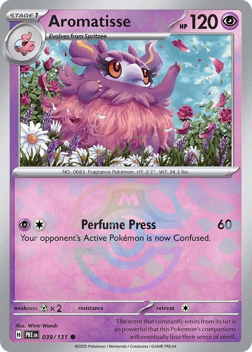 Image for Aromatisse (Master Ball Pattern) (039/131) (Holofoil) [SV: Prismatic Evolutions] - Pokemon