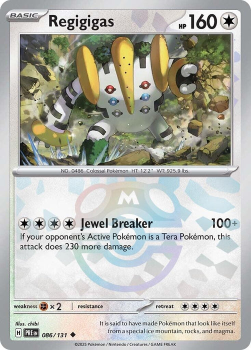 Image for Regigigas (Master Ball Pattern) (086/131) (Holofoil) [SV: Prismatic Evolutions] - Pokemon