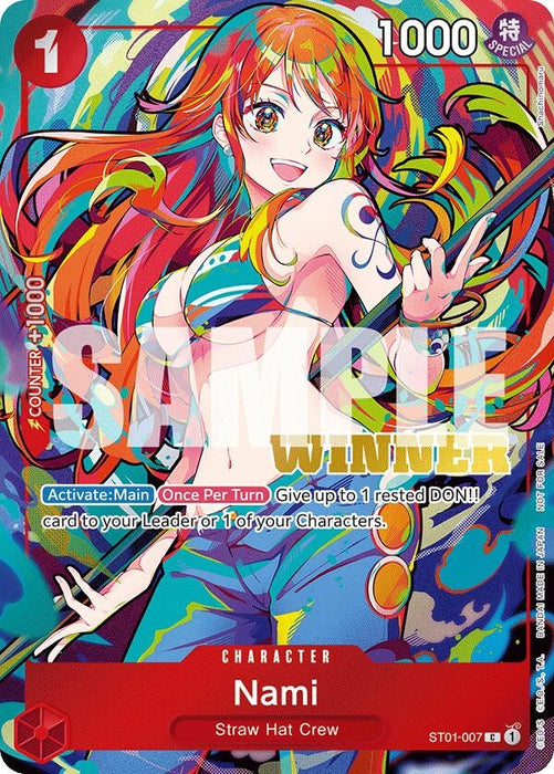 Nami (2025 New Year Event Winner) (ST01-007) (Foil) [One Piece Promotion Cards]