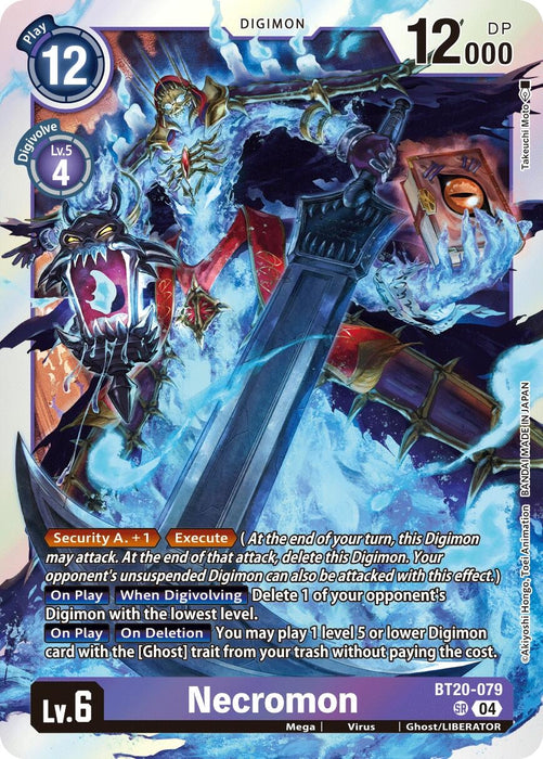 Necromon (BT20-079 SR) (Foil) [Release Special Booster 2.5]