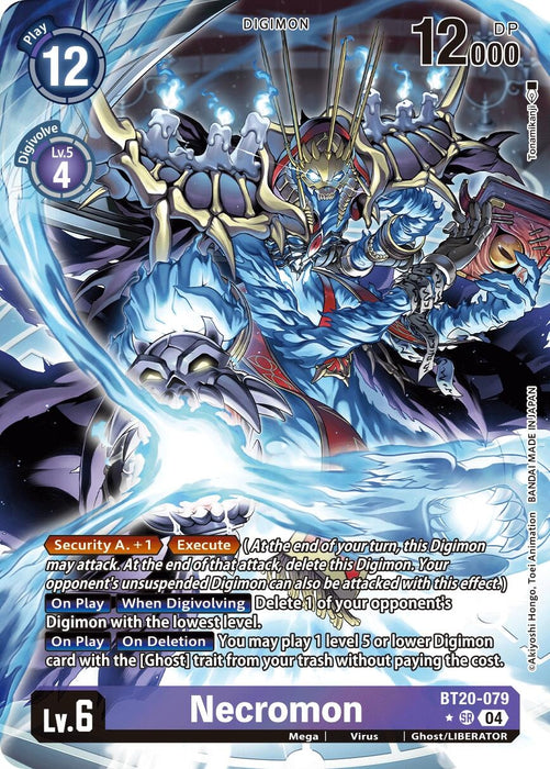 Necromon (Alternate Art) (BT20-079 SR) (Foil) [Release Special Booster 2.5]