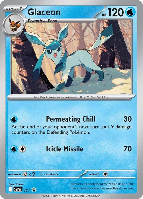 Image for Glaceon - 171 (Cosmos Holo) (171) (Holofoil) [SV: Scarlet & Violet Promo Cards] (SVP) - Pokemon