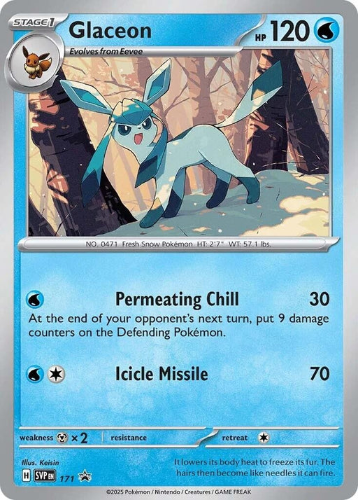 Image for Glaceon - 171 (Cosmos Holo) (171) (Holofoil) [SV: Scarlet & Violet Promo Cards] (SVP) - Pokemon