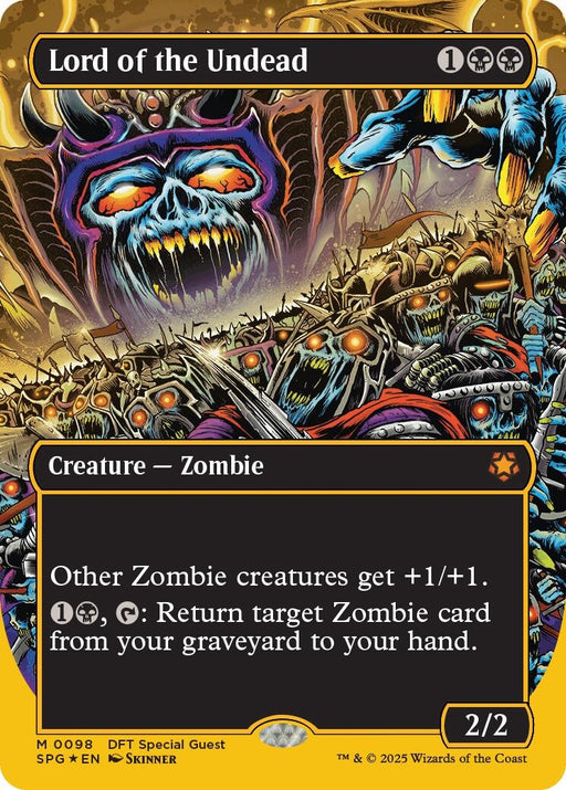 Image for Lord of the Undead (Borderless) (First-Place Foil) (98) (Foil) [Special Guests] - Magic: The Gathering