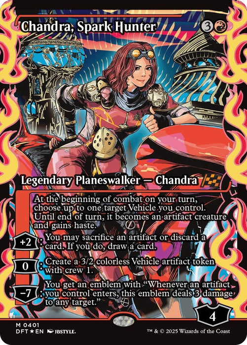 Image for Chandra, Spark Hunter (Showcase) (401) (Foil) [Aetherdrift] - Magic: The Gathering