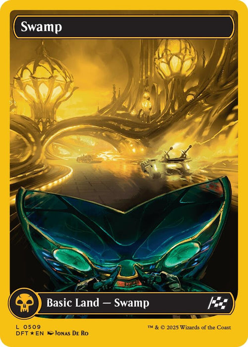 Image for Swamp (0509) (First-Place Foil) (509) (Foil) [Aetherdrift] - Magic: The Gathering