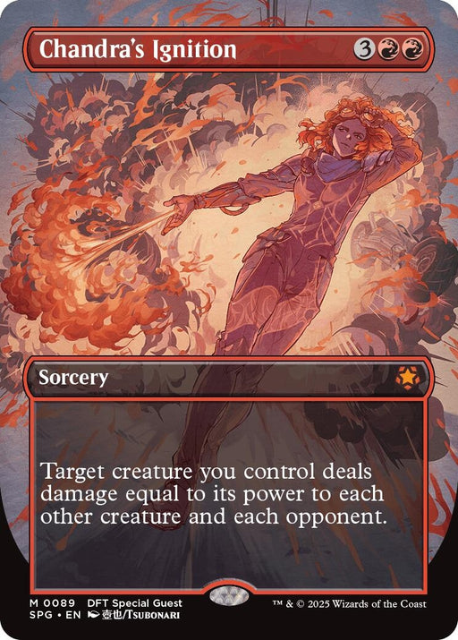 Image for Chandra's Ignition (Borderless) (89) [Special Guests] - Magic: The Gathering