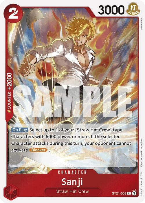 Sanji (ST21-003) (Foil) [Starter Deck EX: Gear 5]