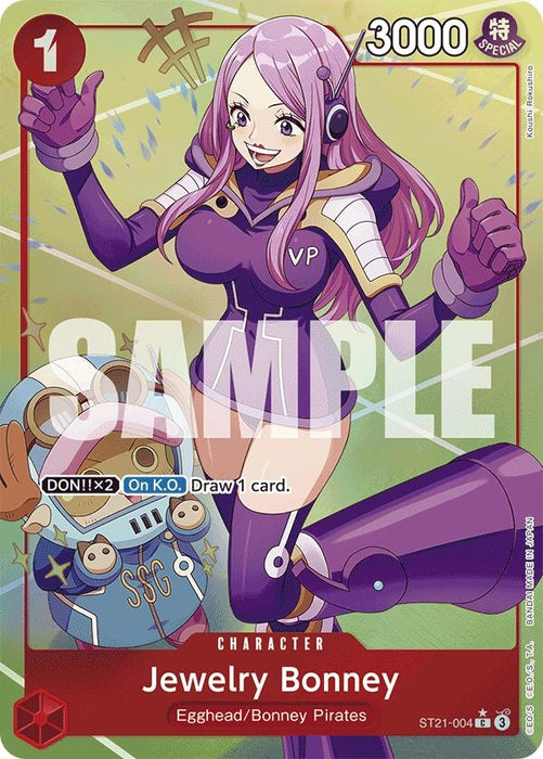Jewelry Bonney (Parallel) (ST21-004) (Foil) [Starter Deck EX: Gear 5]