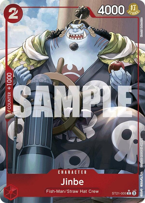 Jinbe (Parallel) (ST21-005) (Foil) [Starter Deck EX: Gear 5]