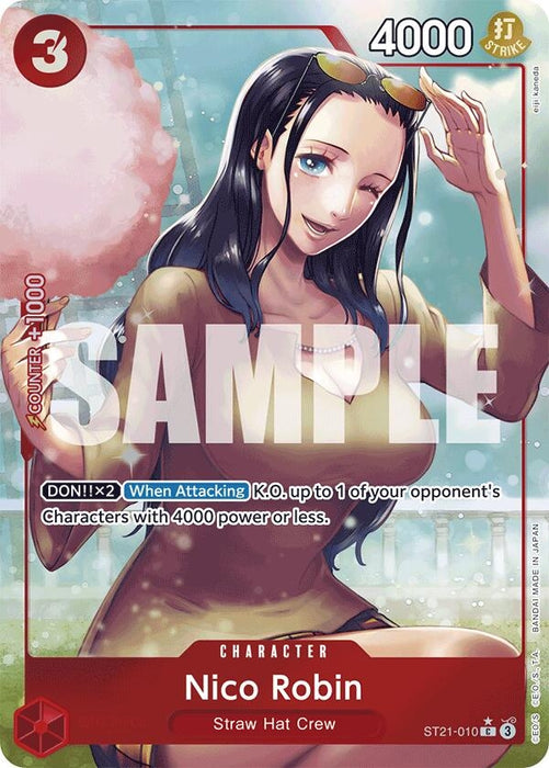 Nico Robin (Parallel) (ST21-010) (Foil) [Starter Deck EX: Gear 5]