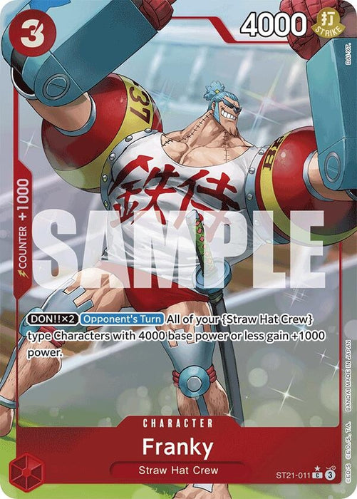 Franky (Parallel) (ST21-011) (Foil) [Starter Deck EX: Gear 5]