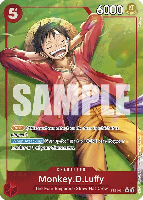 Monkey.D.Luffy (014) (Parallel) (ST21-014) (Foil) [Starter Deck EX: Gear 5]