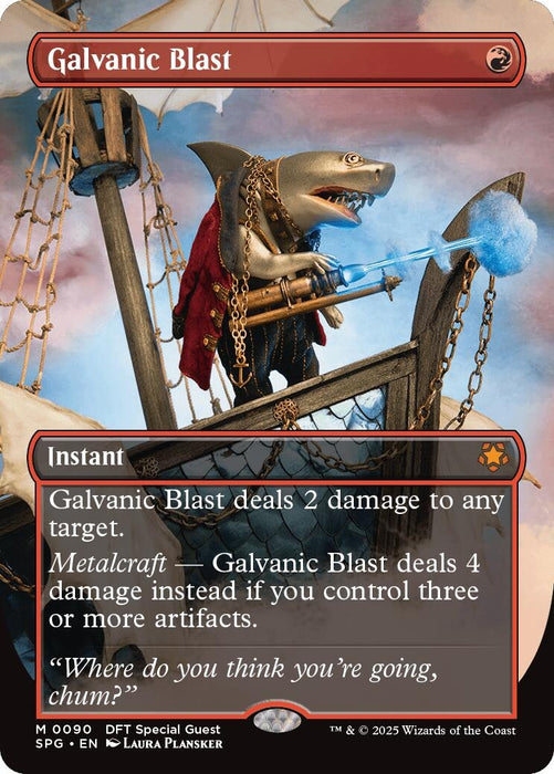 Image for Galvanic Blast (Borderless) (90) [Special Guests] - Magic: The Gathering