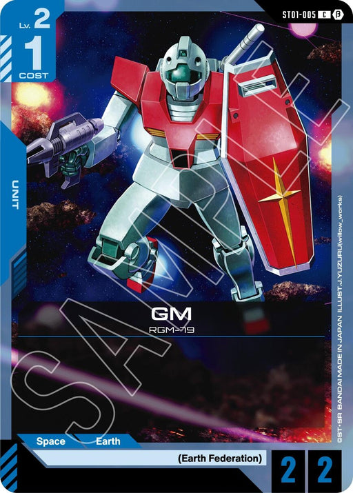 Image for GM (ST01-005) [Edition Beta] - Gundam Card Game