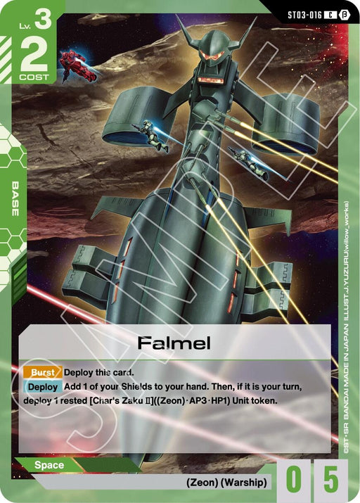 Image for Falmel (ST03-016) [Edition Beta] - Gundam Card Game