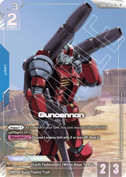 Image for Guncannon (R+) (GD01-004) [Edition Beta] - Gundam Card Game