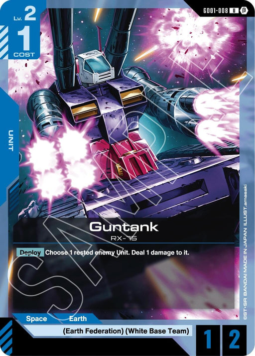 Image for Guntank (GD01-008) [Edition Beta] - Gundam Card Game