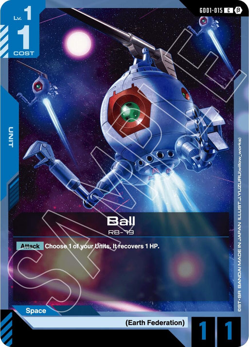 Image for Ball (GD01-015) [Edition Beta] - Gundam Card Game