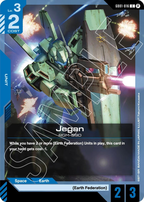Image for Jegan (GD01-016) [Edition Beta] - Gundam Card Game