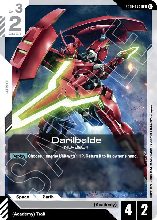 Image for Darilbalde (GD01-075) [Edition Beta] - Gundam Card Game