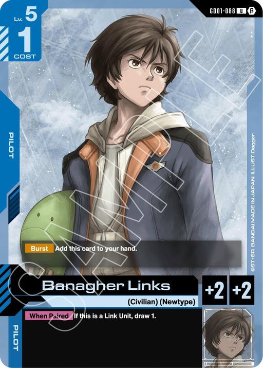 Image for Banagher Links (GD01-088) [Edition Beta] - Gundam Card Game