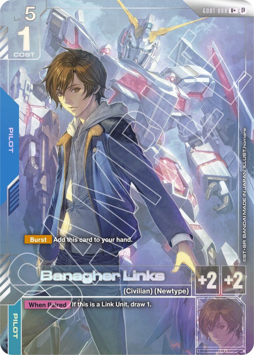Image for Banagher Links (U+) (GD01-088) (Holofoil) [Edition Beta] - Gundam Card Game