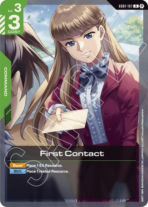 Image for First Contact (GD01-107) [Edition Beta] - Gundam Card Game