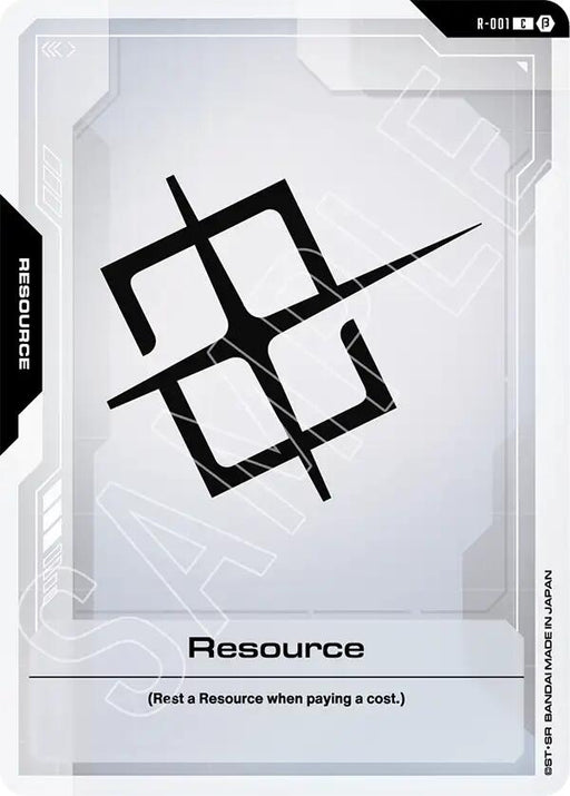 Image for Resource (R-001) [Edition Beta] - Gundam Card Game