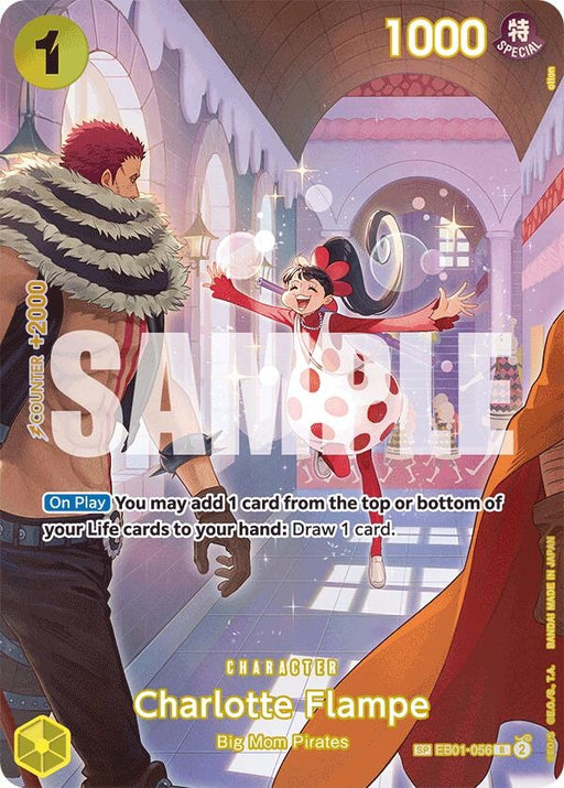 Image for Charlotte Flampe (SP) (EB01-056) (Foil) [Royal Blood] - One Piece Card Game