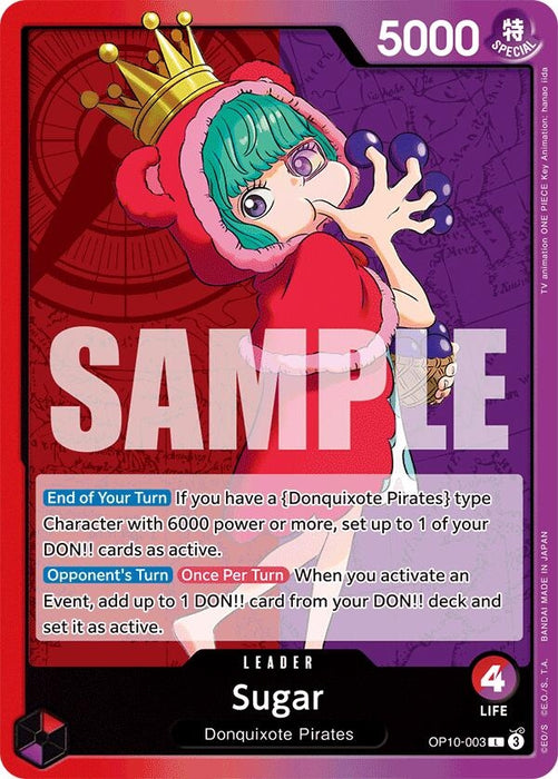 Image for Sugar (003) (OP10-003) [Royal Blood] - One Piece Card Game